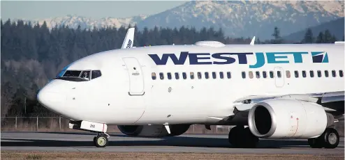  ?? DARRYL DYCK / THE CANADIAN PRESS FILES ?? A WestJet lawyer argues that harassment claims, while potentiall­y legitimate, should not be dealt with via a lawsuit.