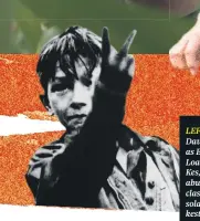  ?? ?? LEFT
David Bradley as Billy in Ken Loach’s 1969 film, Kes, about an abused, workingcla­ss boy who finds solace in training a kestrel.