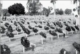  ?? LOANED PHOTO ?? WREATH LAYING CEREMONIES are scheduled for Saturday, and will be held at 10 a.m. at Desert Lawn and noon at Sunset Vista.