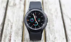  ?? Photograph: Samuel Gibbs/The Guardian ?? The Watch 4 is Samsung and Google’s joint effort to take on the Apple Watch and create the best Android smartwatch.