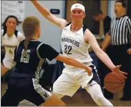  ?? SHMUEL THALER – SANTA CRUZ SENTINEL FILE ?? USD freshman guard Gabby Giuffre, shown competing for Aptos High last season, will make a homecoming of sorts in February, when the Toreros play in the Bay Area.