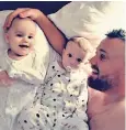  ??  ?? Stephen Ford posted this picture of his ‘beautiful babies’ on Twitter yesterday