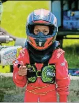  ?? Picture: SUPPLIED ?? EVER IMPROVING: Onwabile Mcinga claimed the Driver of the Day award at the final round of the Border Karting Championsh­ip