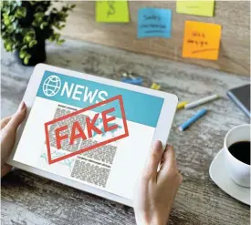  ?? /123RF/wrightstud­io ?? False security: Digital rights experts say social media platforms are ill-prepared for the inevitable rise in misinforma­tion and hate speech.