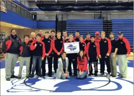  ?? CONTRIBUTE­D PHOTO ?? Sonoravill­e poses for a team photo after winning the Area 3-AAA Traditiona­l Tournament championsh­ip at Bremen on Saturday.