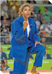  ?? FOTO: REUTERS ?? La judoca ganó la medalla de oro en los Juegos de Río, en el 2016.