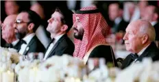  ??  ?? الأمير محمد بن سلمان خلال حفل الشراكة بواشنطن