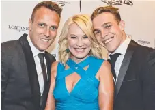  ??  ?? Matt Shirvingto­n, Kerri-Anne Kennerley, Charlie Taylor.