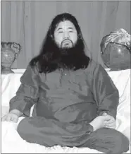  ??  ?? De voormalige leider van de Japanse sekte Aum Shinrikyo, Shoko Asahara. (Foto: NBC News)