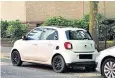  ??  ?? David Marks parked his Smart car in a disabled bay outside Croydon Crown Court