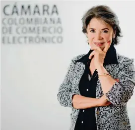  ?? FOTO ?? Victoria Eugenia Virviescas, directora ejecutiva de la CCE, reconoce que hay que persistir para ser de talla mundial.