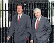  ??  ?? As a young special adviser working for the then Chancellor Norman Lamont,
David Cameron saw Tory division over Europe