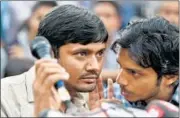  ?? SANJEEV VERMA/ HT FILE ?? JNU students’ union leader Kanhaiya Kumar (left) was arrested in a case of sedition and is currently out on bail.