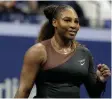  ??  ?? SERENA WILLIAMS: Won in straight sets