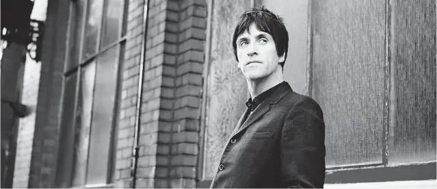  ??  ?? Johnny Marr is enjoying his solo career, having released his second album, Playland, in October. His music has contribute­d to the soundtrack for millions of Gen- X lives.