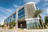  ?? SENTINEL JOE BURBANK/ORLANDO ?? The Emergency entrance to Orlando Regional Medical Center on the Orlando Health campus.