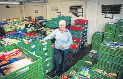  ?? Picture: Fraser Band. ?? Low wages have led some families to turn to foodbanks.