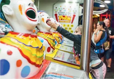  ?? SIMON O’CONNOR/STUFF ?? Getting her hand stuck in a carnival game as a child left Steph Dunn with a phobia of clowns. She chooses to avoid them rather than overcoming her phobia.