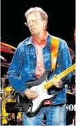  ?? FOTO: DPA ?? Für Eric Clapton ist die Musik noch immer ein Rückzugsor­t.