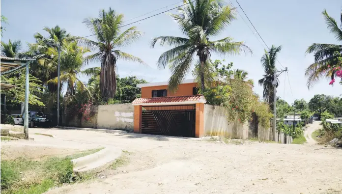  ?? /VÍCTOR RAMÍREZ ?? Esta es la allanada Hacienda Bárbara Celesnel, en Cerros del Paraíso, de Sabana Perdida, una residencia para alquiler y lugar de reuniones sociales, fiestas y bodas