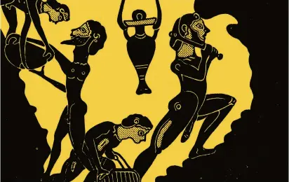  ??  ?? Slaves work a pit in a copy of a sixth-century BC Greek painting. The author(s) of the Odyssey and Iliad, around the eighth or early seventh century BC, did not comprehend the scale of slavery six centuries earlier – so can we trust the epics’ other...