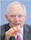  ?? FOTO: IMAGO ?? Warnt vor teuren Wahlverspr­echen: Bundesfina­nzminister Wolfgang Schäuble (CDU).