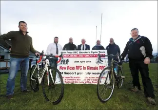  ??  ?? Paul Rossiter, Shane Roche, Seamus Doyle, Michael Bailey, Fergus Kent, Ger O’Donovan, M Quirke