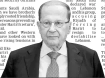  ??  ?? Michel Aoun