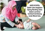  ?? EPING RANTING SOLO FOR JAWA POS ?? AKSI NYATA: Salah satu kegiatan Eping Ranting Solo dalam seminar tumbuh kembang anak Maret lalu.