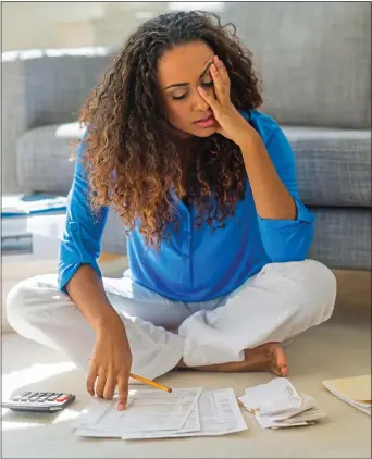  ??  ?? FLOORED: Trying to figure out overdraft charges can be a headache