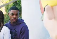  ?? ?? Vince Staples gets prickly with a mascot.