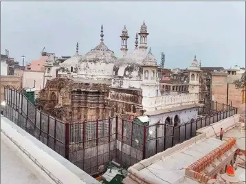  ?? ?? Though the plea was about offering prayers at the Shringar Gauri site, the Civil Court ordered an inspection of the entire Gyanvapi Mosque premises