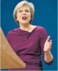  ??  ?? Theresa May sounds more convincing because of how she pitches her voice