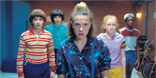  ?? NETFLIX ?? “Stranger Things” has the most popular soundtrack on Netflix, according to a study by OnBuy.com.