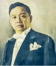  ??  ?? Portrait of Claro M. Recto by Dr. Isaac Eustaquio, part of the 1962 UP collection