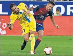  ??  ?? PUNTERÍA. Borja Iglesias anotó su primer doblete en LaLiga.