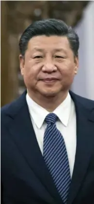  ??  ?? Chinese president Xi (l.)