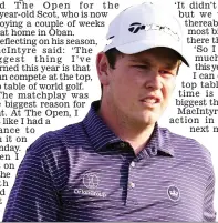  ?? ?? Great Scot: MacIntyre has found extra motivation after a shock
dip in form