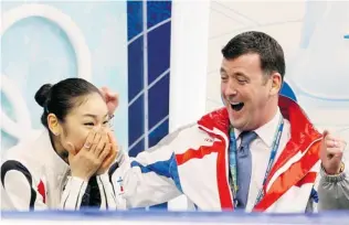  ?? JAMIE SQUIRE/ GETTY IMAGES FILES ?? South Korean women’s figure skating gold medallist, Kim Yu- Na, fired her coach Brian Orser mere months after her victory at the 2010 Vancouver Winter Games. ‘ I’m proud to work with anybody that wants to work with me,’ says Orser, a two- time Canadian Olympic silver medallist.