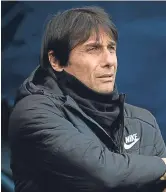  ??  ?? Chelsea head coach Antonio Conte.