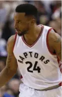  ?? RICK MADONIK/TORONTO STAR ?? Norm Powell gave the Raptors athleticis­m, and 15 points, in his Game 4 start against Milwaukee.