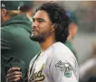  ?? Ted S. Warren / Associated Press ?? Sean Manaea limited the Mariners to four singles in his completega­me win.