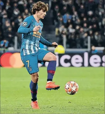  ?? TULLIO M. PUGLIA / GETTY ?? Antoine Griezmann (27), delantero francés del Atlético