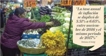 ?? | CUARTOSCUR­O ?? Tomates verdes y jitomates son de los productos que más han subido su precio.