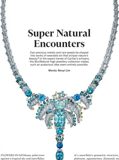 New Cartier SurNaturel High Jewellery Collection inspired by Nature