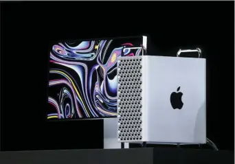  ?? JEFF CHIU — THE ASSOCIATED PRESS FILE ?? In this file photo, Apple CEO Tim Cook speaks about the Mac Pro at the Apple Worldwide Developers Conference in San Jose, Calif.