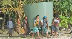  ?? Photo: Facebook / Office of the President, Federated States of Micronesia ?? The Federated States of Micronesia national government said that with the help of partners it had mobilised emergency relief supplies for affected communitie­s.