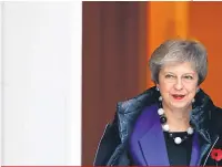  ?? Tolga Akmen/AFP ?? Negociaçõe­s do Brexit, que acontece em 29 de março de 2019, são conduzidas por Theresa May