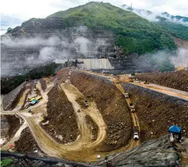  ?? FOTO JUAN ANTONIO SÁNCHEZ ?? Una de las metas consiste en continuar con el lleno prioritari­o de la presa, subiendo hasta la cota 415.