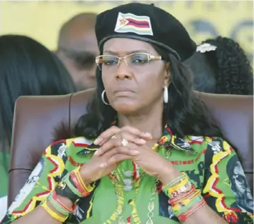  ??  ?? Former first lady Grace Mugabe